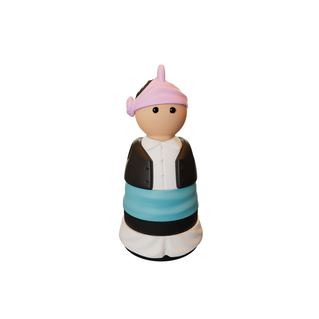 Baturro (Rosa y Azul cielo)